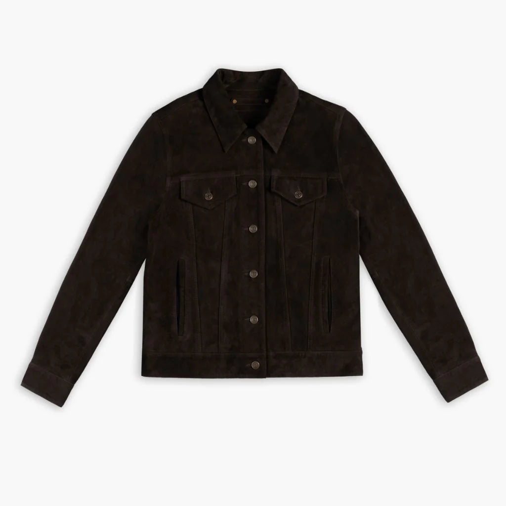 Suede Trucker Jacket