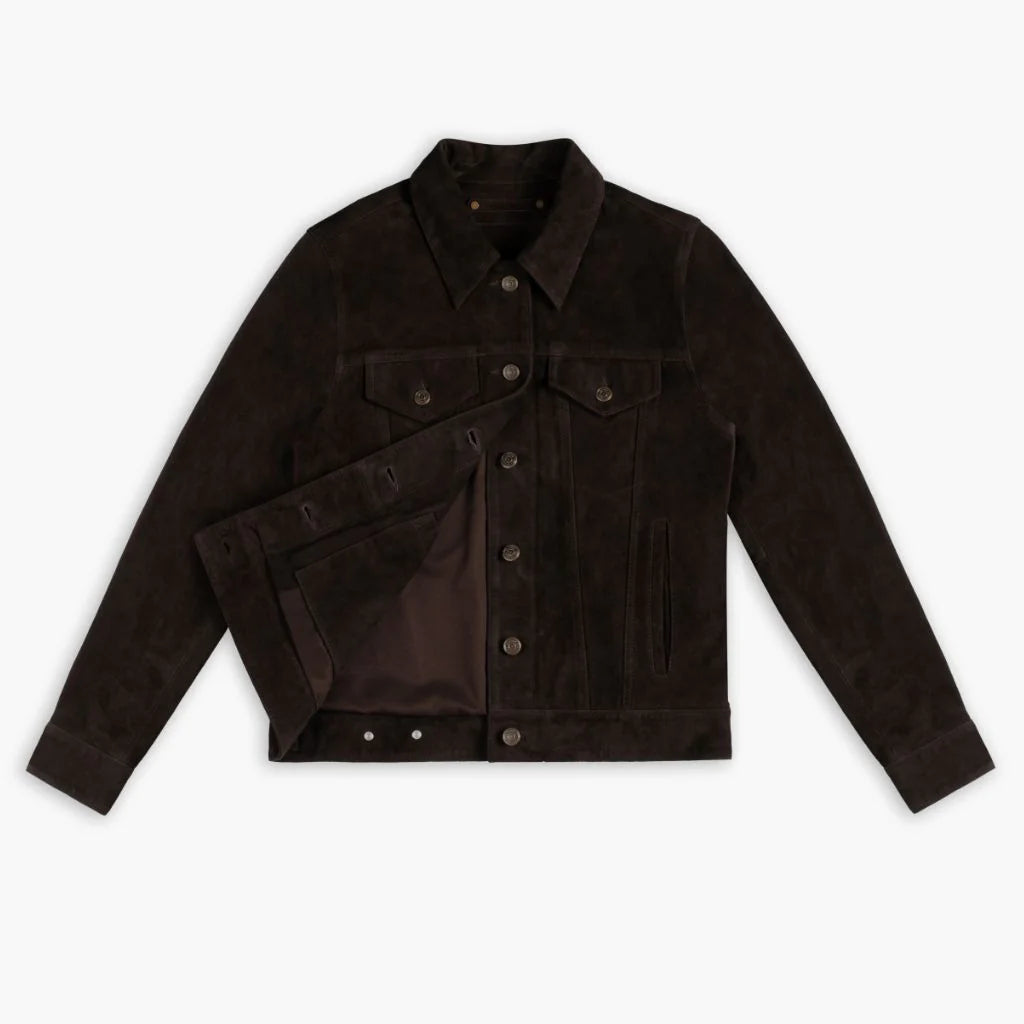 Suede Trucker Jacket