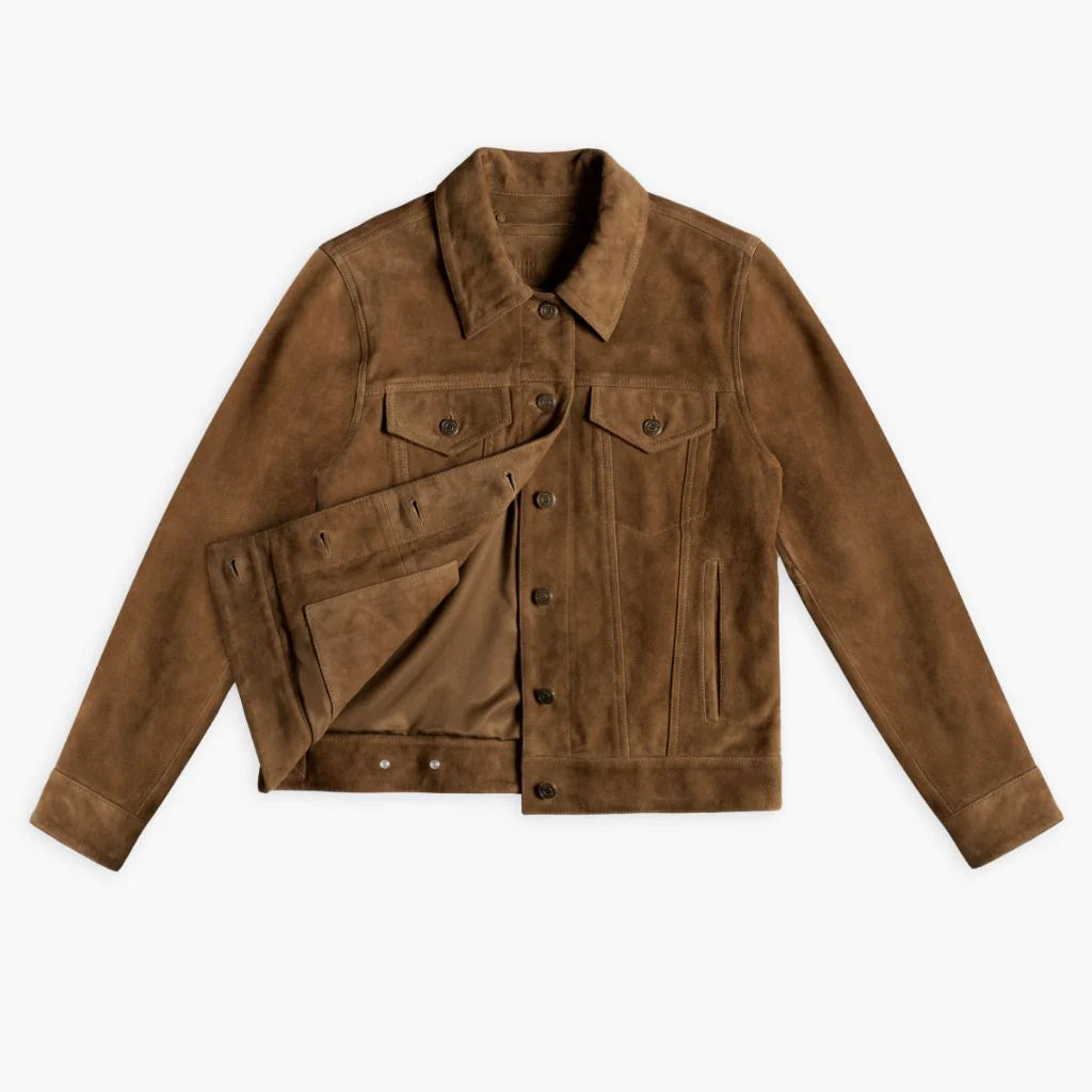 Suede Trucker Jacket