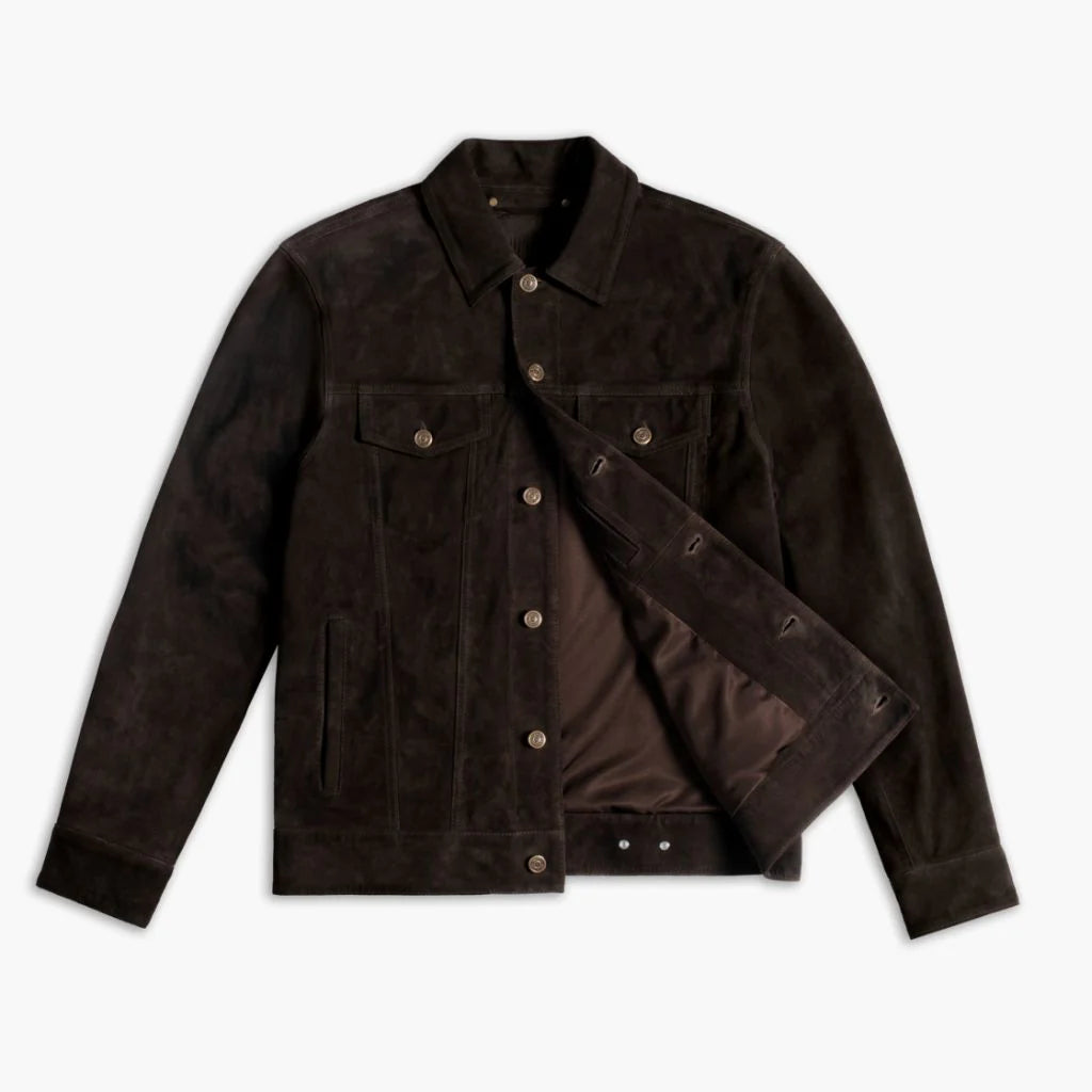 Suede Trucker Jacket