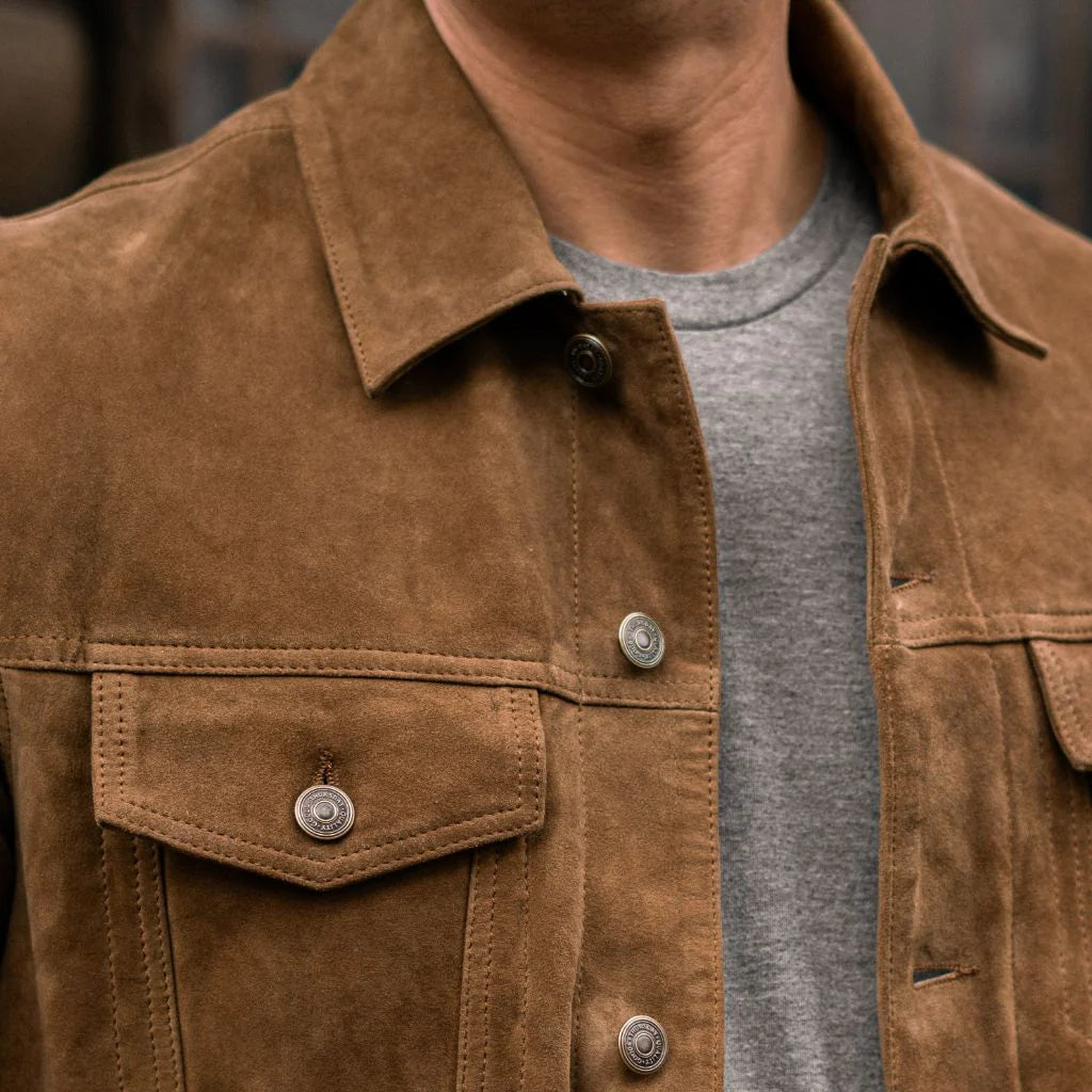 Suede Trucker Jacket