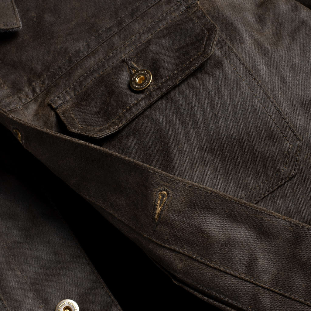 Waxed Trucker Jacket