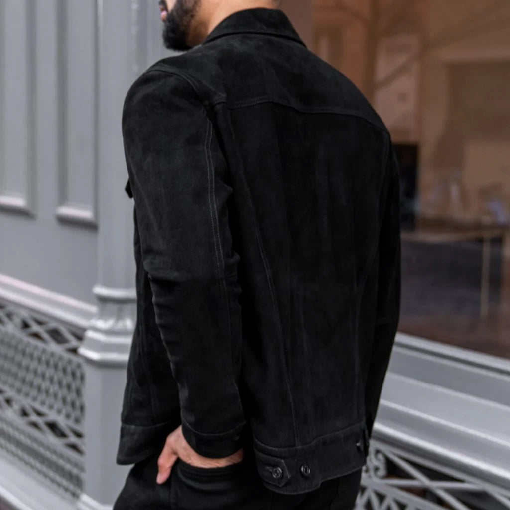Suede Trucker Jacket