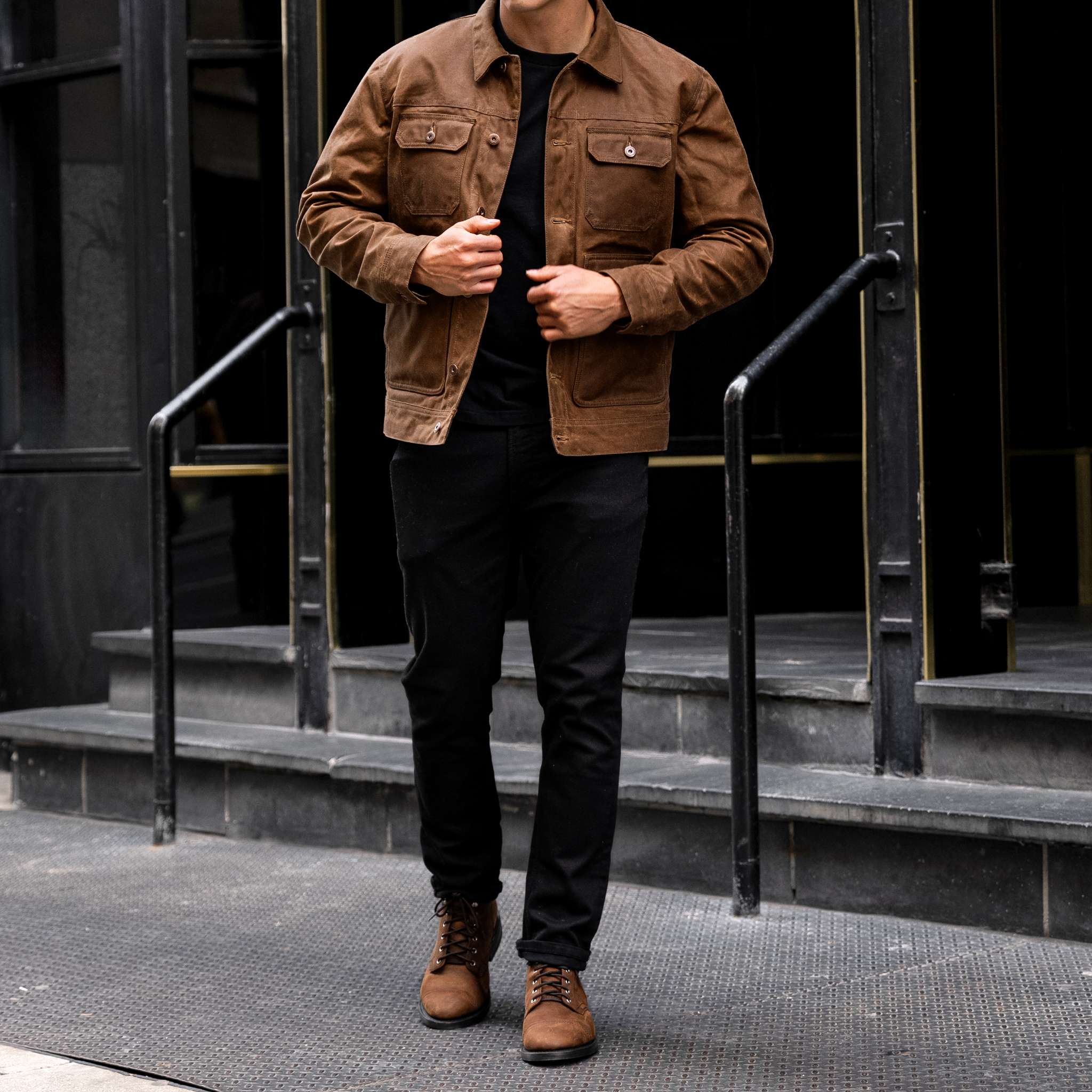 Waxed Trucker Jacket