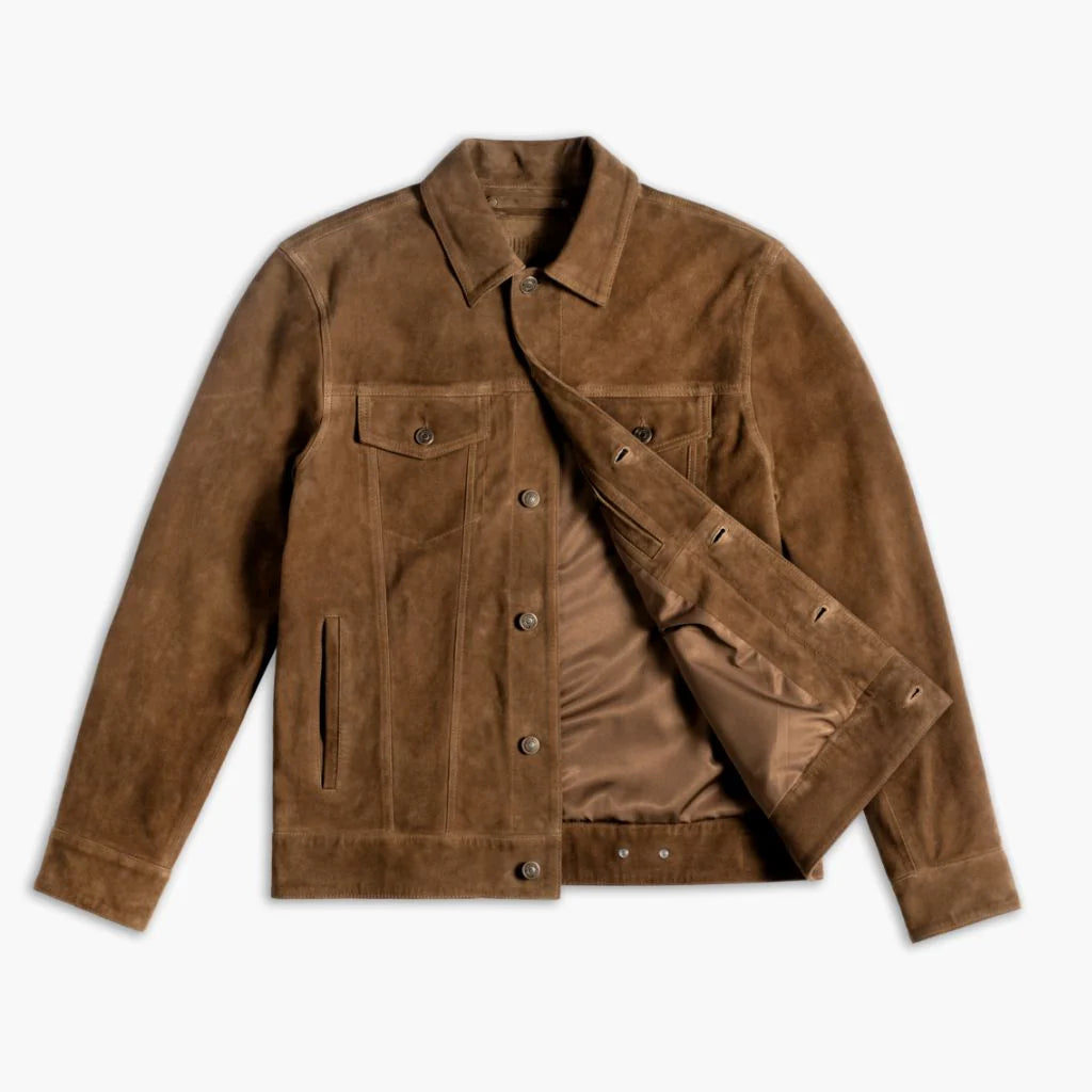 Suede Trucker Jacket