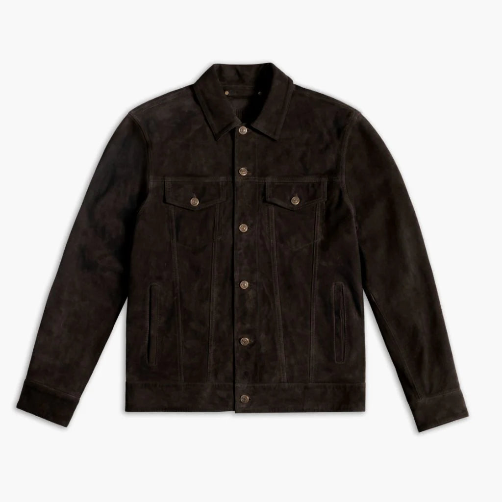 Suede Trucker Jacket