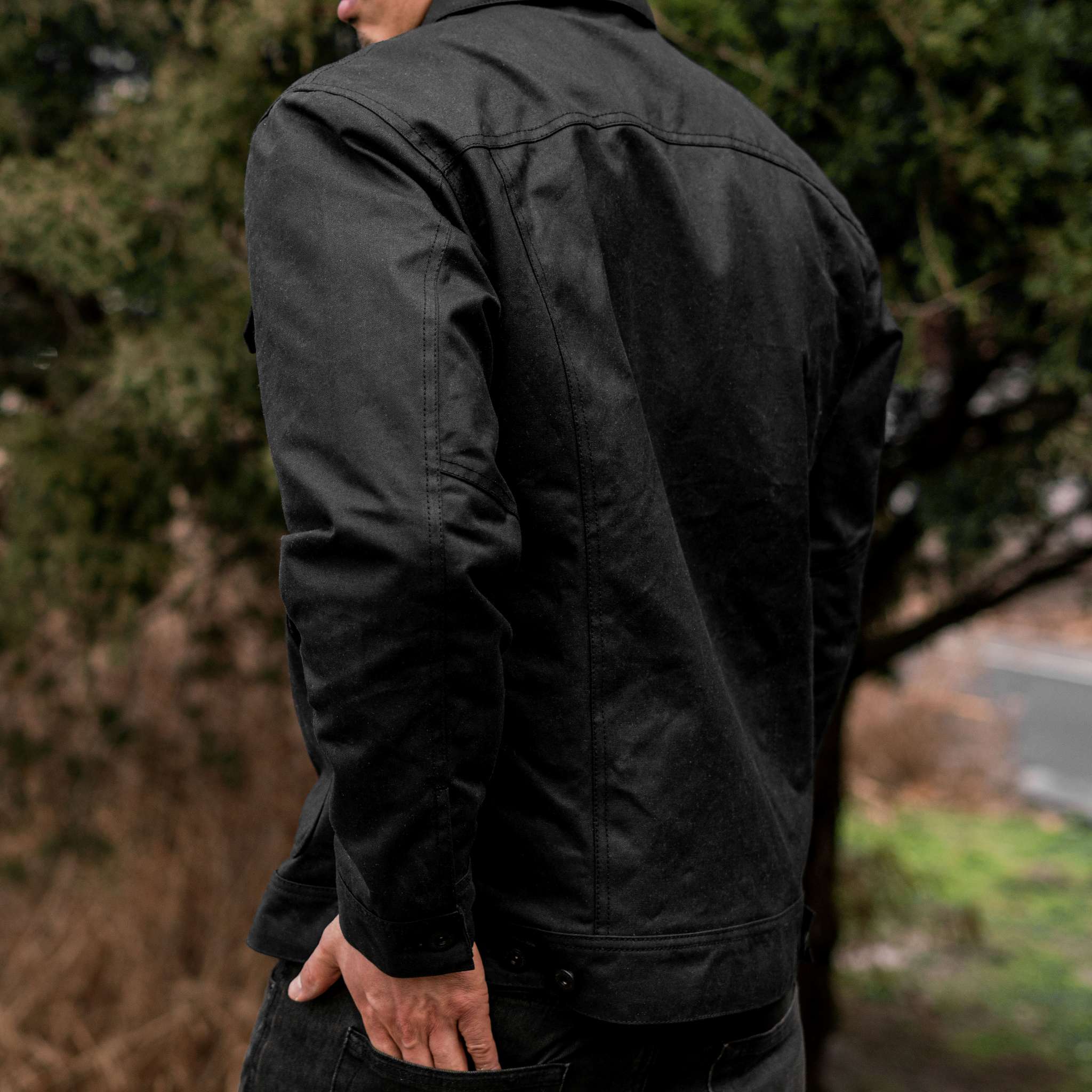 Waxed Trucker Jacket