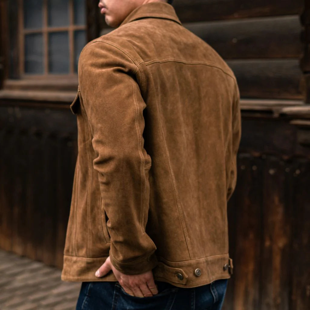 Suede Trucker Jacket