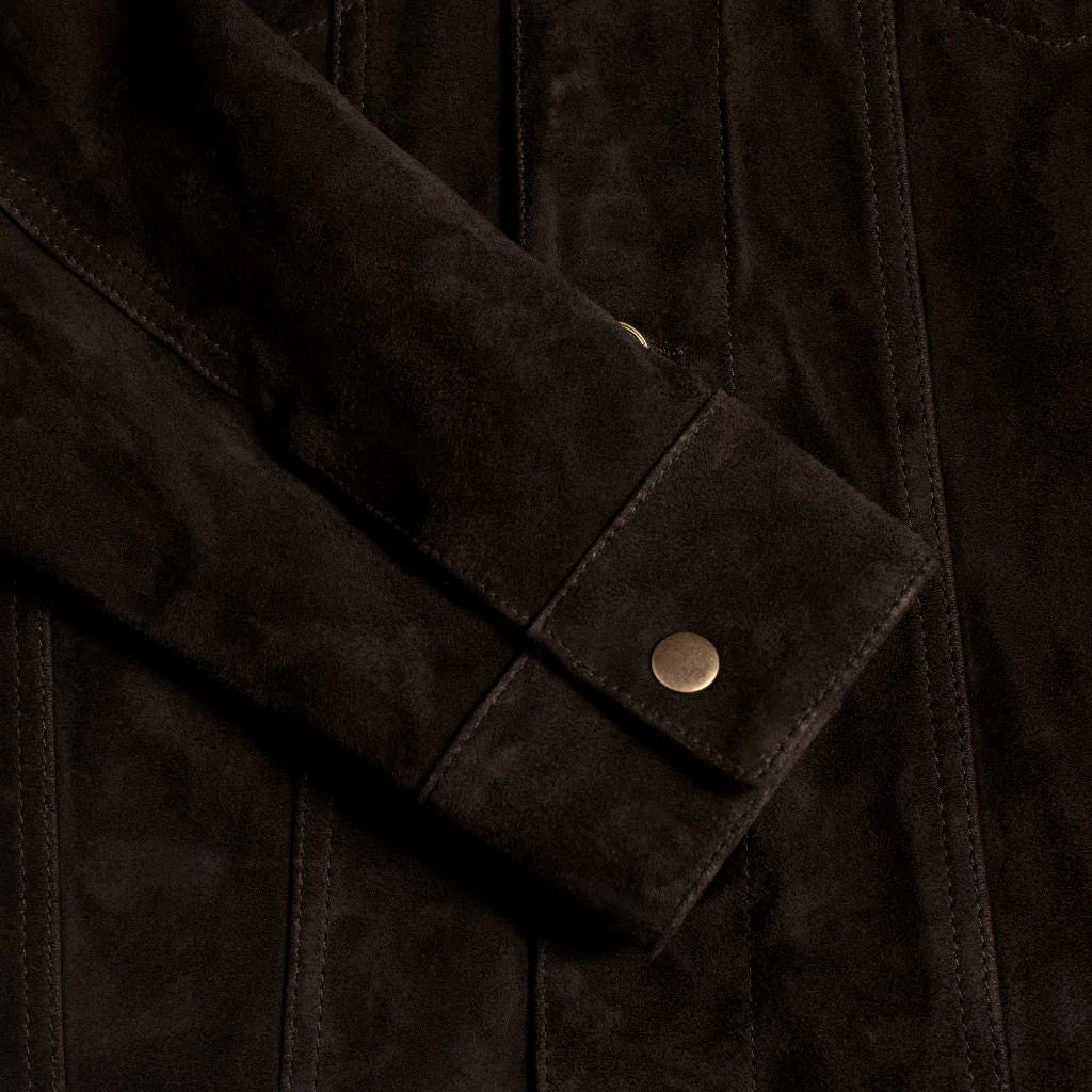 Suede Trucker Jacket