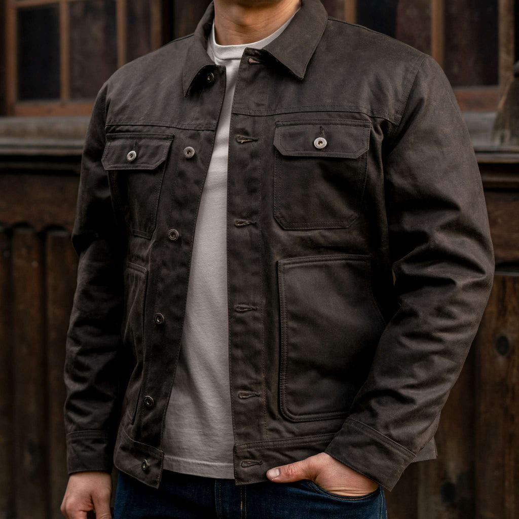 Waxed Trucker Jacket