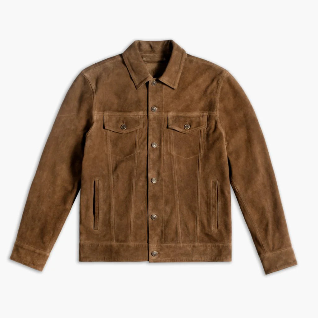 Suede Trucker Jacket