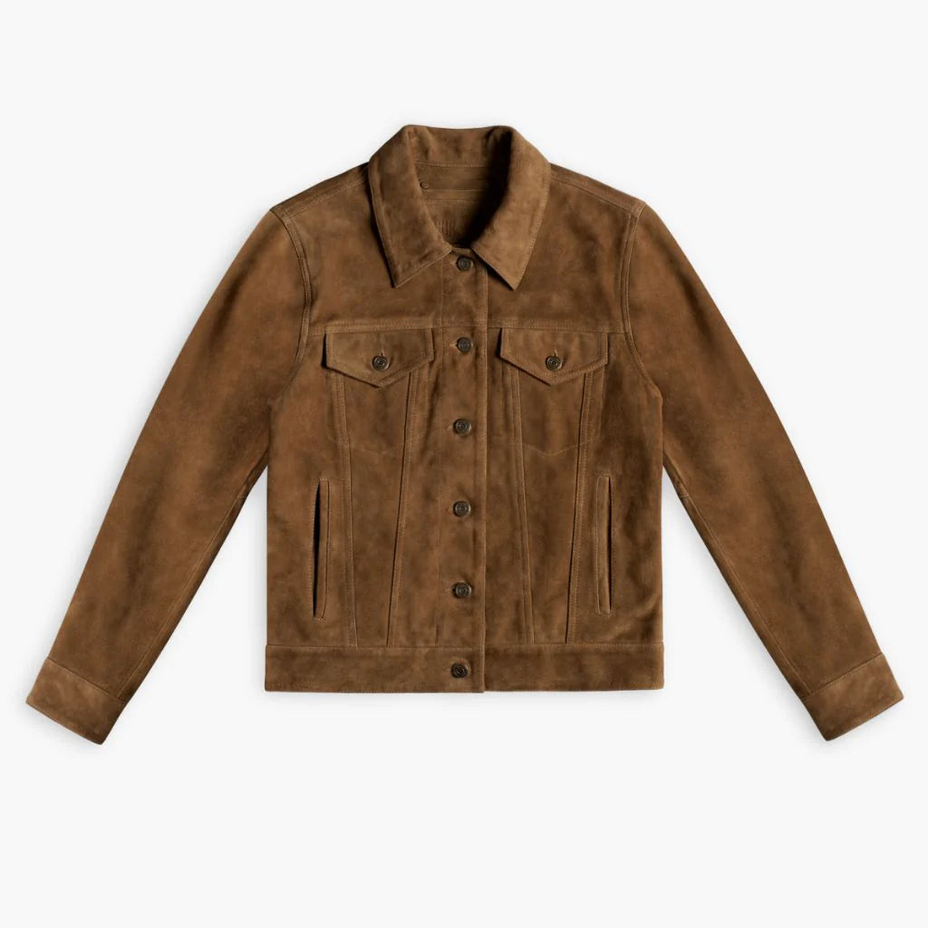Suede Trucker Jacket